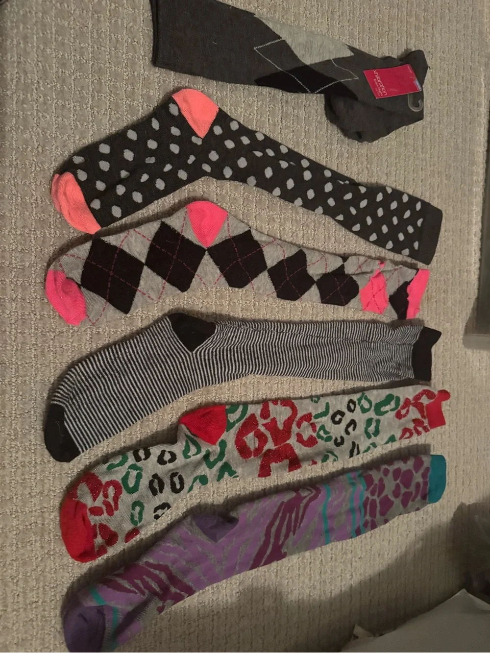 6 pair of women’s knee high socks